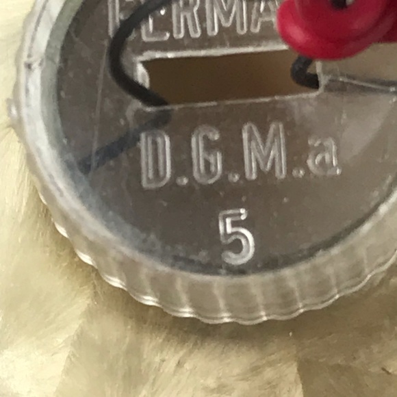 Vintage Mid Century D.B.G.M. West Germany Satin Glass Mickey Mouse Ornament - Picture 8 of 8